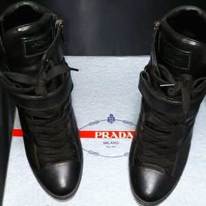 PRADA Black Ankle Boots